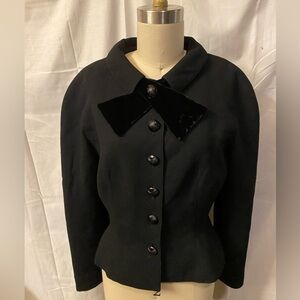 Vintage Valentino boutique,  Black  blazer Sz Women’s 8